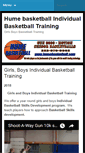Mobile Screenshot of humebasketball.com